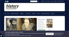 Desktop Screenshot of historyscotland.com